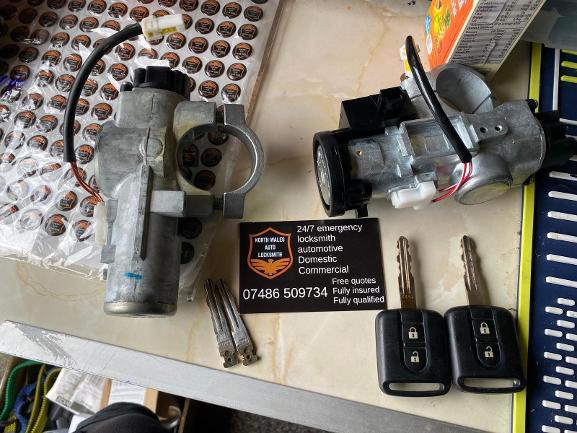 Replacement car keys by North Wales Locksmith serving the Pwllheli area