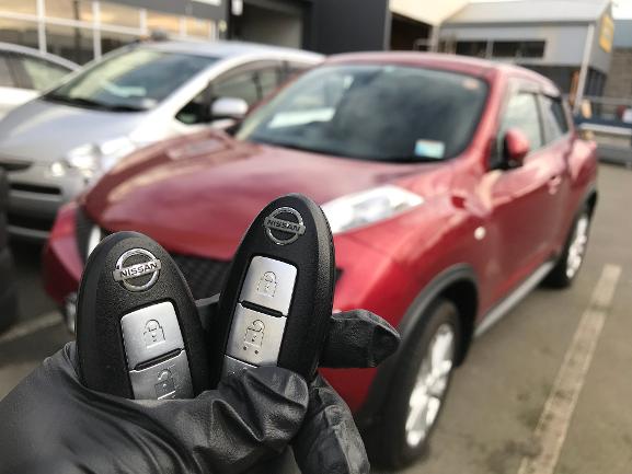 Replacement Nissan car keys by North Wales Locksmith in the Abergele area