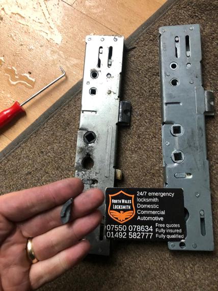 Door and lock repair by North Wales Locksmith in the Abergele area