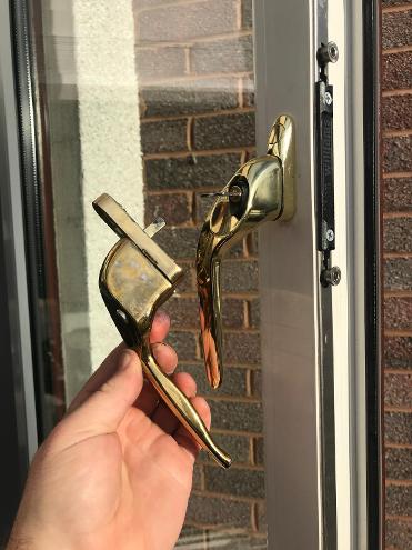 uPVC multipoint door lock repair by North Wales Locksmith serving Pwllheli