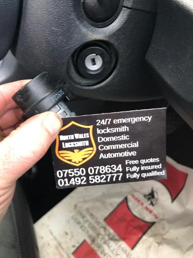 Emergency car lock repair by North Wales Locksmith