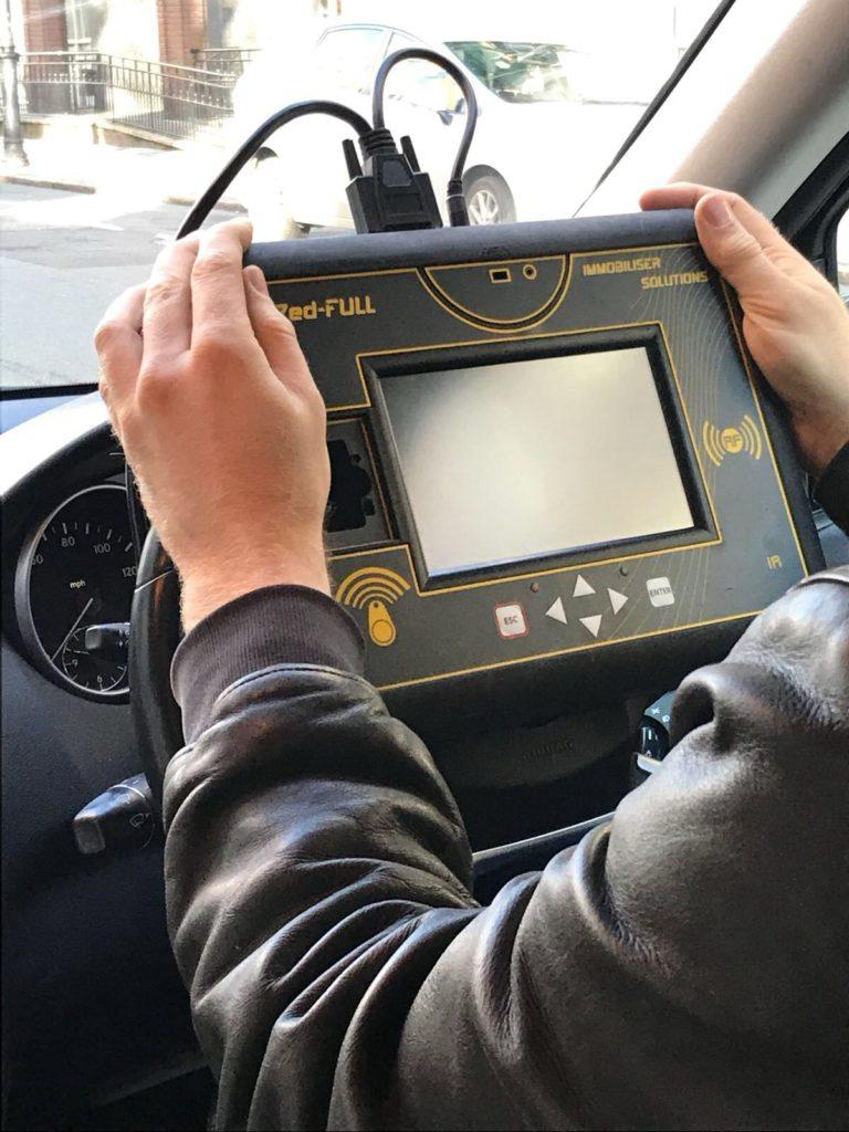 Programming a replacement car key