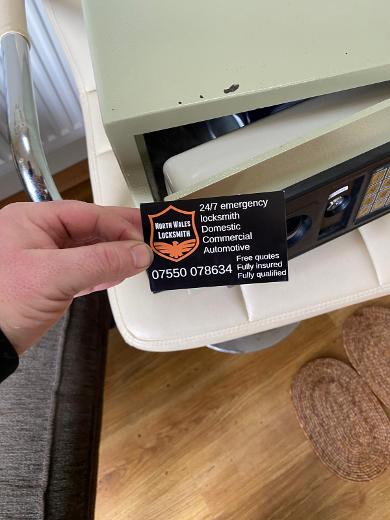 Residential locksmith helping with a home lockout in North Wales